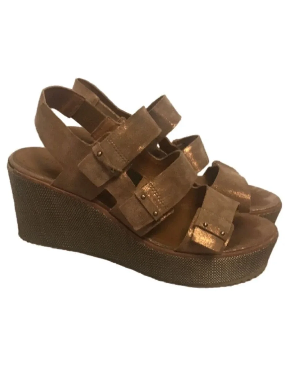 DONALD PLINER Slingback Wedge Sandals 9.5M